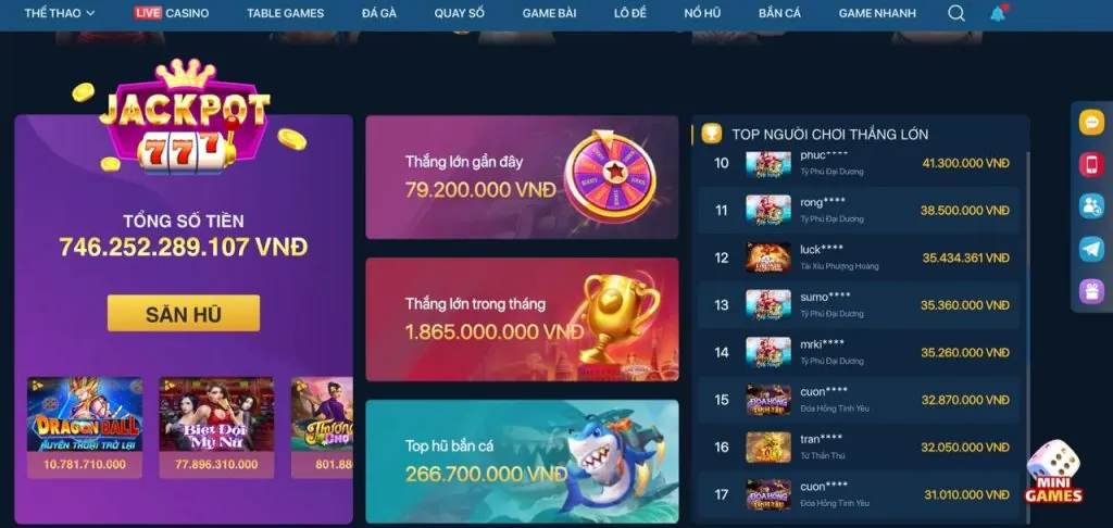 Hoàn trả hàng tuần cho máy đánh bạc